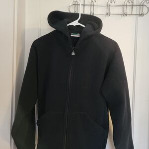 Avalanche Black Performance Fleece Hoodie